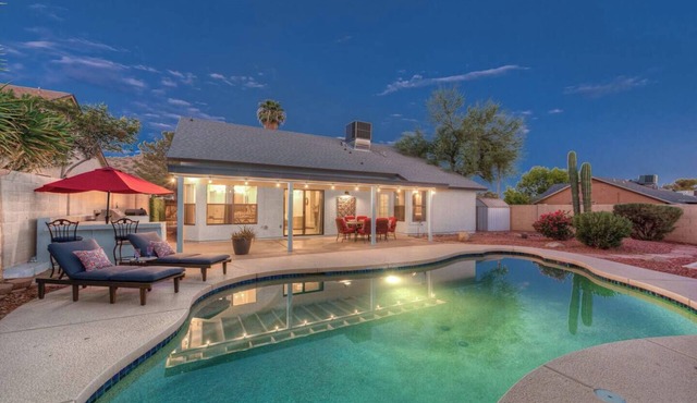 Heated Pool + Outdoor Kitchen | 3BR Pet-Friendly Retreat Near Scottsdale