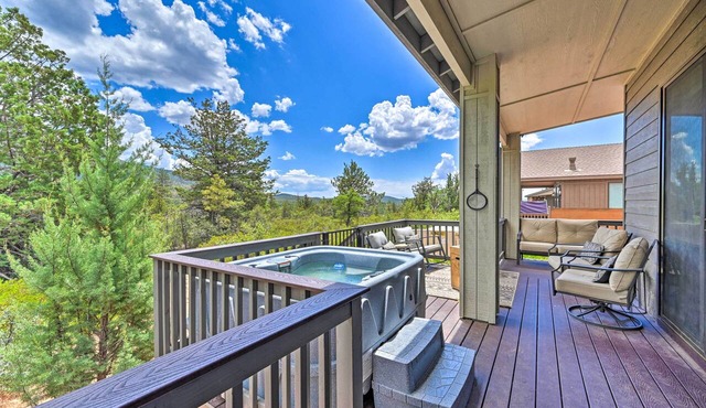 Hot Tub & Views: 'mountain High Pines Retreat'