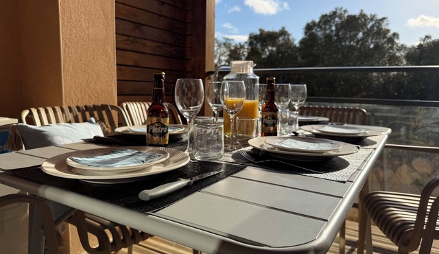 KerTerra Corsica - Apartment 3 Bedrooms- 6 Pers - Heated pool & private beach