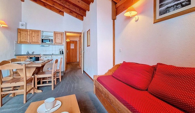 Les Menuires - 3 rooms, 6 guests, southwest balcony