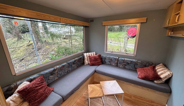 Mobile home at Camping Sant Marti. Near Amélie les bains. Pets allowed.