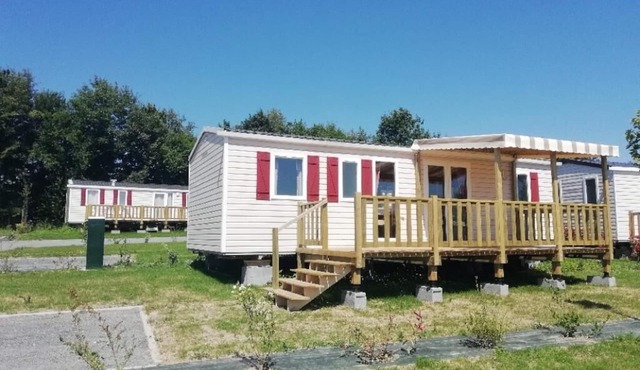Mobile home on campsite * Domaine de Litteau, Lower Normandy (6/8 people)