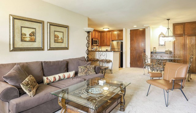 Oceanviews from the Balcony in 1 Bd Condo with Pool, Spa, and Fitness Center