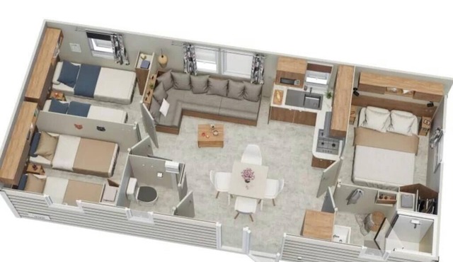 Quick" mobile home in the heart of the pony club