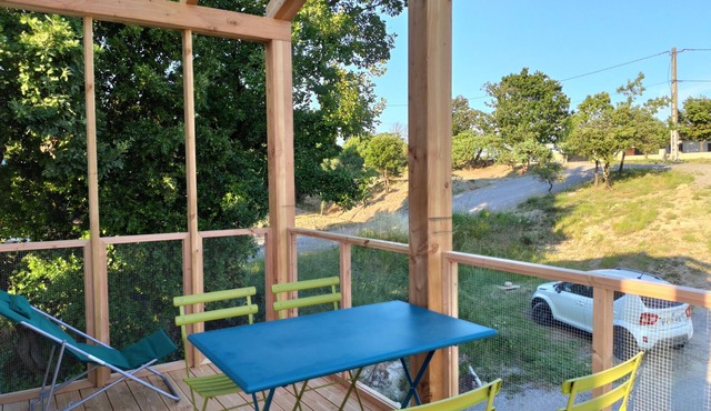 Quiet and bright gîte in the heart of southern Ardèche