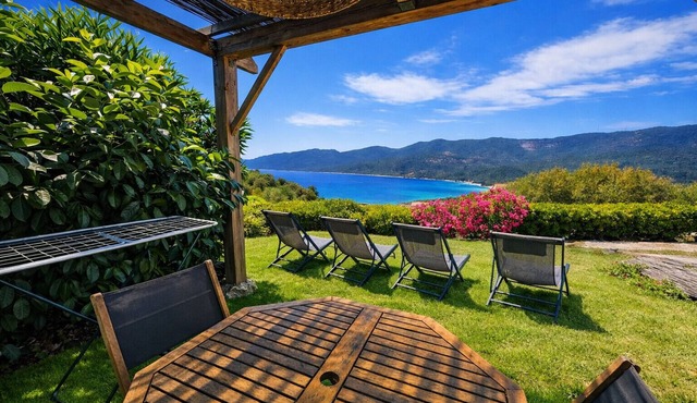 Rare villa magnifique vue mer: résidence * piscine chauffée, mer & maquis