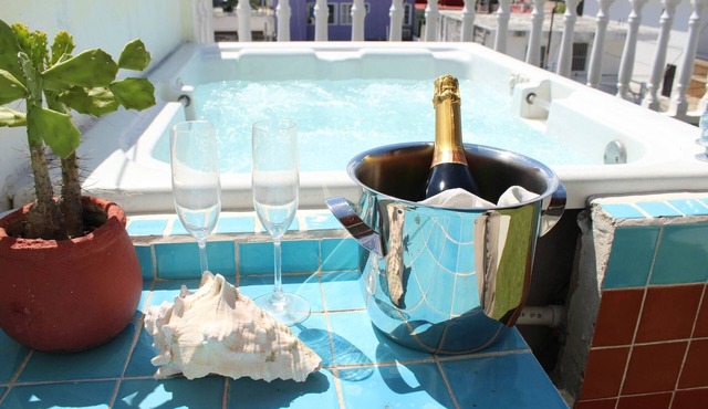 Room-cancun Guest House 4 Terrace Tub