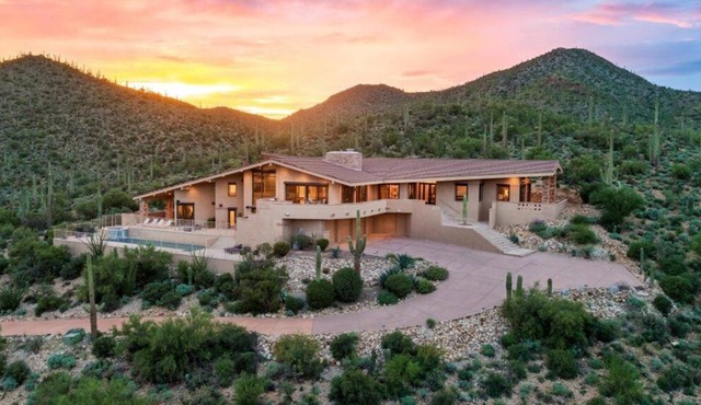 Saguaro Mountain Retreat With Stunning City Views | Private Pool & Hot Tub