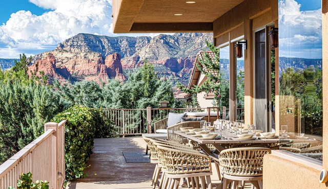 Sedona Luxury with 75' Lap Pool, Hot Tub & Breathtaking Vortex Views