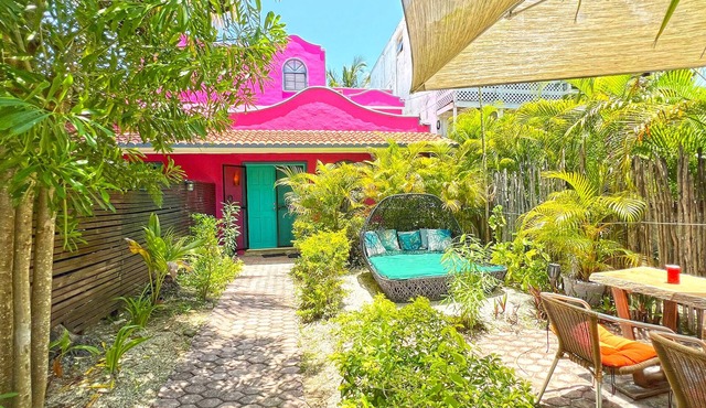 Serene Beachside Jungle Villa steps to the BEACH in Puerto Morelos