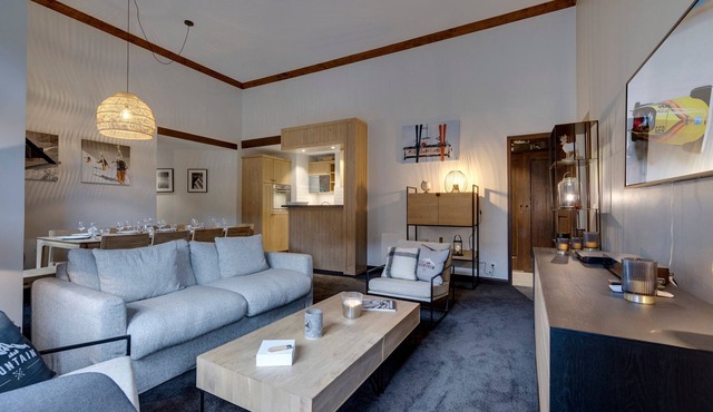 Spacious apartment in Arcs, ski-in/ski-out