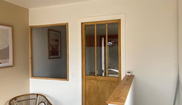 Studio apartment with a garden, near Annecy.