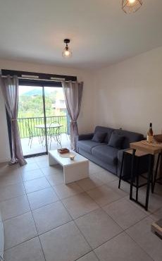Studio l'aliva - avec balcon - résidence paisible