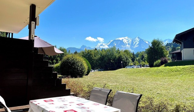 Studio with Mont Blanc view, ideal for 4 people