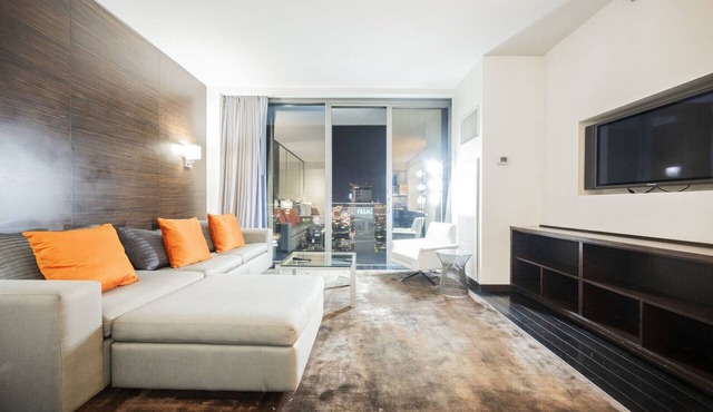SVS: High Floor Strip View Studio | Open Balcony | Palms Place