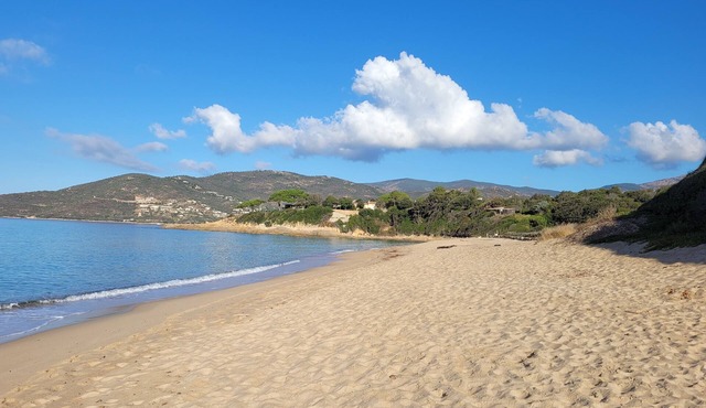 Vacation Rental in Southern Corsica, sleeps 10, with a pool, a 4-minute walk from the beach.