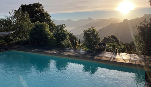 Villa facing the Calanche of Piana (Unesco classified). Exceptional. Pool.