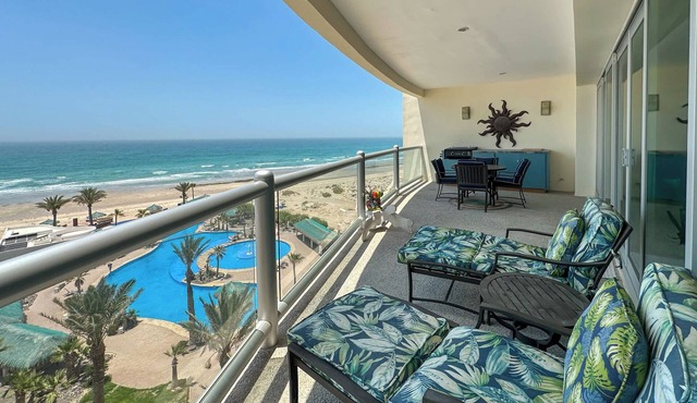 Waves & Relaxation Oceanfront 2BR Family Condo