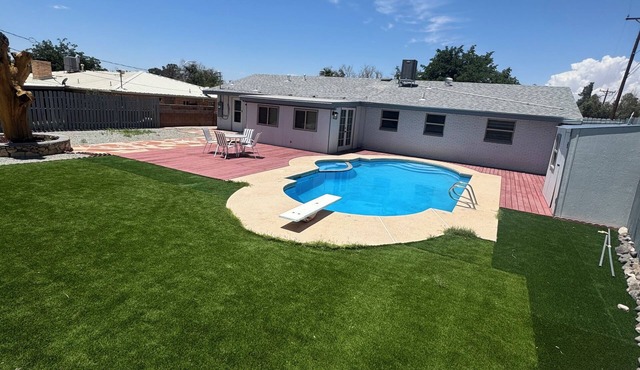 Welcome to your perfect gateway, 4 bedrooms 2 bathrooms and private pool.