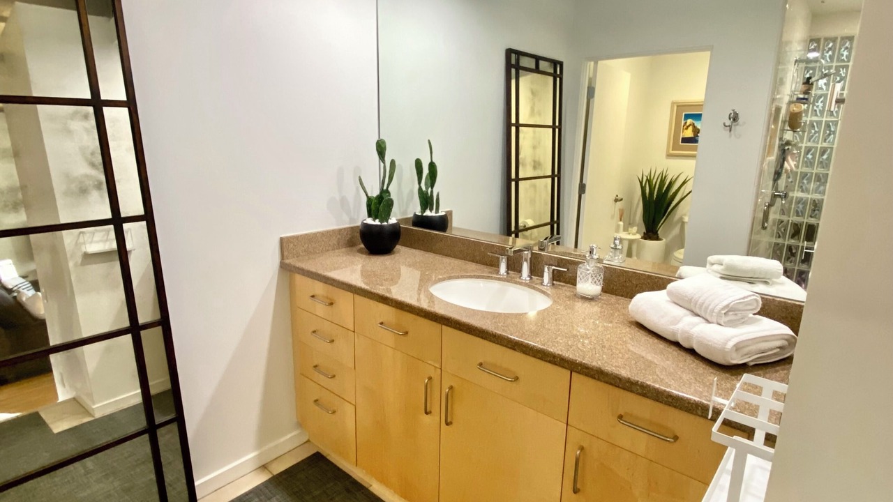 Photo of Bathroom in Brown and Stetson Business