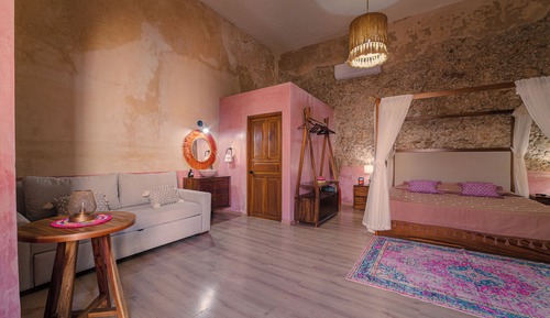 Quadruple Room, 1 King Bed with Sofa bed, Private Bathroom