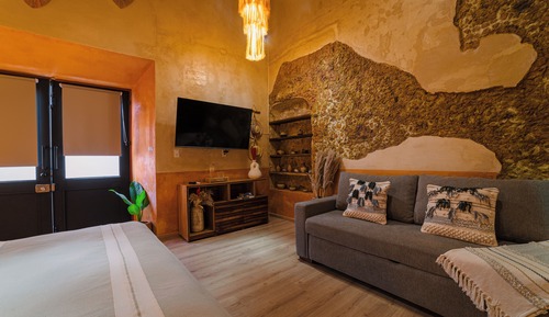 Quadruple Room, 1 King Bed with Sofa bed, Private Bathroom