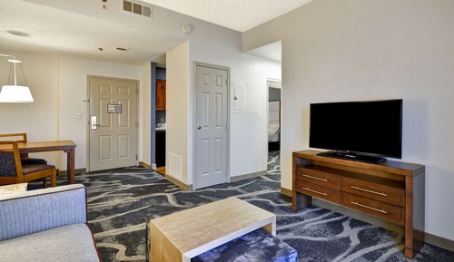 Suite, 1 King Bed with Sofa bed, Accessible, Non Smoking (Mobility & Hearing, Roll-in Shower)