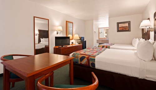 Standard Room, 2 Queen Beds, Non Smoking, Refrigerator & Microwave
