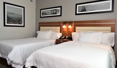 Room, 2 Double Beds, Refrigerator