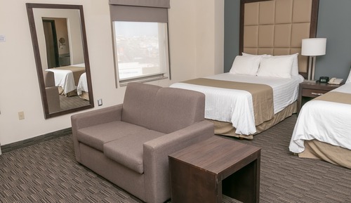 Room, 2 Queen Beds, Non Smoking, Refrigerator & Microwave