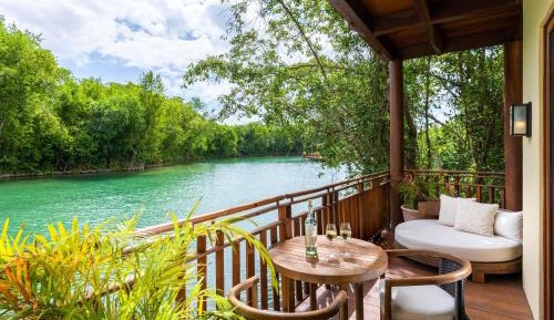 Signature Casita Suite with Two Queen Beds and Lagoon  View,