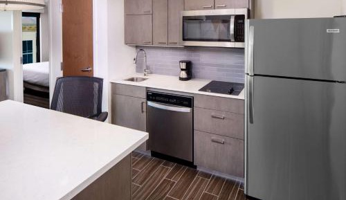 One-Bedroom King Suite with Sofa Bed and Kitchen