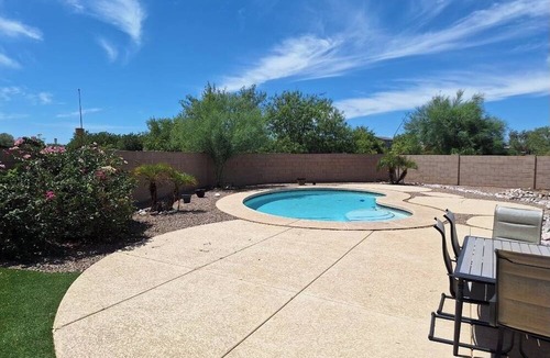 Marana House | Peaceful, 4-bedroom oasis with fruit trees and sparkling pool.