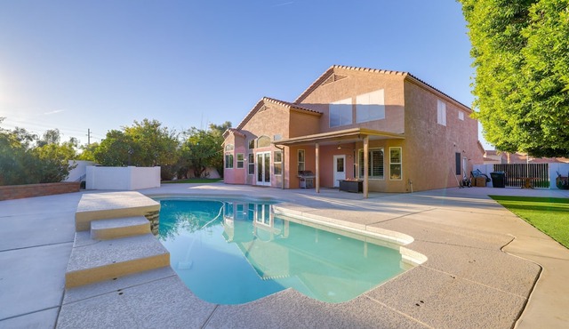 Upscale Chandler Executive Home | Resort Backyard